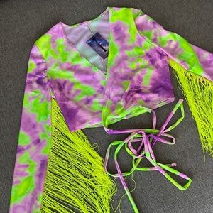 NEW Loonigans fringe top